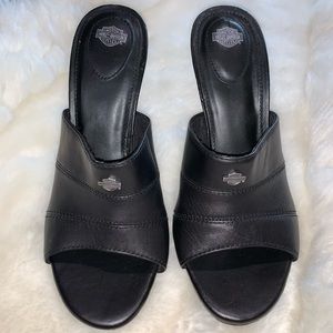 NWOT Harley-Davidson Sandria Mule Heels